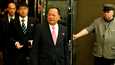Pohjois-Korean ulkoministeri Ri Yong-ho vierailee New Yorkissa YK:n yleiskokouksessa.