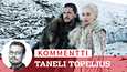 Game of Thrones -sarjan viimeisen kauden avausjaksossa Jon (Kit Harington) ja Daenerys (Emilia Clarke) saapuvat Talvivaaraan.