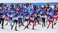 Venäläiset ja norjalaiset hiihtivät rinta rinnan vielä Pekingin olympialaisissa.