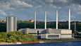 Stadtwerke Kielin kaasuvoimalaitos toimittaa alueen asukkaille sähköä ja lämpöä.