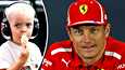 Kimi Räikkönen kertoi, että hänen poikansa Robin on ilmoittanut haluavansa ajaa kartingia.