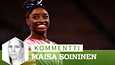 Simone Biles päätti Tokion olympialaiset puomin pronssimitaliin. Vaikeuksien jälkeen onnistuminen sai hymyn Bilesin kasvoille.