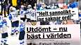 Ruotsalaiset Aftonbladet ja Expressen uutisoivat Suomen kiekkomenestyksestä.