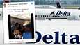 Delta-lentoyhtiön lento Tampa Baysta Atlantaan sai kaoottisen käänteen, kun ex-näyttelijä Patricia Cornwall alkoi riehumaan kesken lennon.