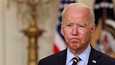 Presidentti Joe Biden on sanonut, ettei kadu päätöstä vetää joukot pois Afganistanista. 