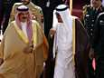 Saudi-Arabian kuningas Salman bin Abdulaziz (oik.) ja Bahrainin kuningas Hamad bin Isa al-Khalifa Riadissa marraskuussa

