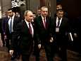 Vladimir Putin ja Recep Tayyip Erdogan tapasivat viimeksi marraskuussa G20-kokouksessa Turkin Antalyassa 
