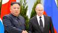 Kim Jong-un ja Vladimir Putin Venäjällä vuonna 2019.