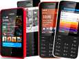 Nokia Asha -puhelimia.