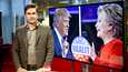 Ulkopoliittisen instituutin ohjelmajohtaja Mika Aaltola kuvattiin marraskuussa 2016, kun hän kommentoi Yhdysvaltain presidentinvaaleja ISTV:n studiossa.