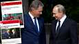 Venäjän presidentti Vladimir Putin ja tasavallan presidentti Sauli Niinistö tapaavat tänään. Tapaaminen on herättänyt maailmalla huomiota jo etukäteen.