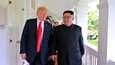 Donald Trump ja Kim Jong-un tapasivat tiistaina Singaporessa.