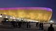 Jalkapallon MM-kisat pelataan tänä vuonna Qatarissa. Kuvassa Dohan laitamilla sijaitseva Lusain-stadion.