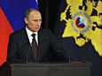 Venäjän presidentin Vladimir Putin puhui osalle alaisistaan perjantaina Moskovassa.