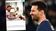 Lionel Messi nautiskeli Instragram-kuvassa mate-juomasta ja vaimonsa Antonella Roccuzzon seurasta.