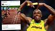 Usain Bolt muistutti klassisella urheilukuvalla koronavirukseen liittyvästä ohjeesta – näinkin voi pitää turvaväliä muihin ihmisiin.