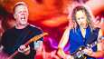 James Hetfield ja Kirk Hammett.