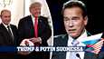 Yhdysvaltojen presidentin Donald Trump ilmoitti Venäjän presidentin Vladimir Putinin tapaamisen jälkeen, ettei näe mitään syytä siihen, että Venäjä olisi sekaantunut vaaleihin. Esimerkiksi entinen Kalifornian kuvernööri Arnold Schwarzenegger kritisoi Twitterissä Trumpin sanomisia.