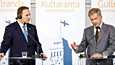 Ruotsin pääministeri Stefan Löfven ja Suomen presidentti Sauli Niinistö avasivat Kultaranta-keskustelut.