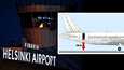 Arkistokuvassa terminaali 2:n lennonjohtotorni Helsinki-Vantaan lentoasemalla. Asemalla sattui tänään vakava vaaratilanne, kun matkustamohenkilökunnan jäsen putosi Finnairin Airbus A320 -koneesta.