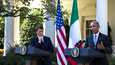 Obama kommentoi Trumpin puheita Italian pääministeri Matteo Renzin vierailun aikana.