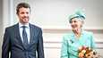 Kruununprinssi Frederik ja kuningatar Margareeta edustivat yhdessä lokakuussa.