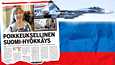 Nootti liittyy Venäjän mediassa levinneeseen väitteeseen, jonka mukaan suomalaisdiplomaatit olisivat sekaantuneet muun muassa SU-27-hävittäjän moottoriturbiinin osien salakuljetukseen Venäjältä.