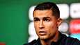 Cristiano Ronaldo puhui Manchester Unitedista Portugalin maajoukkueen mediatilaisuudessa.