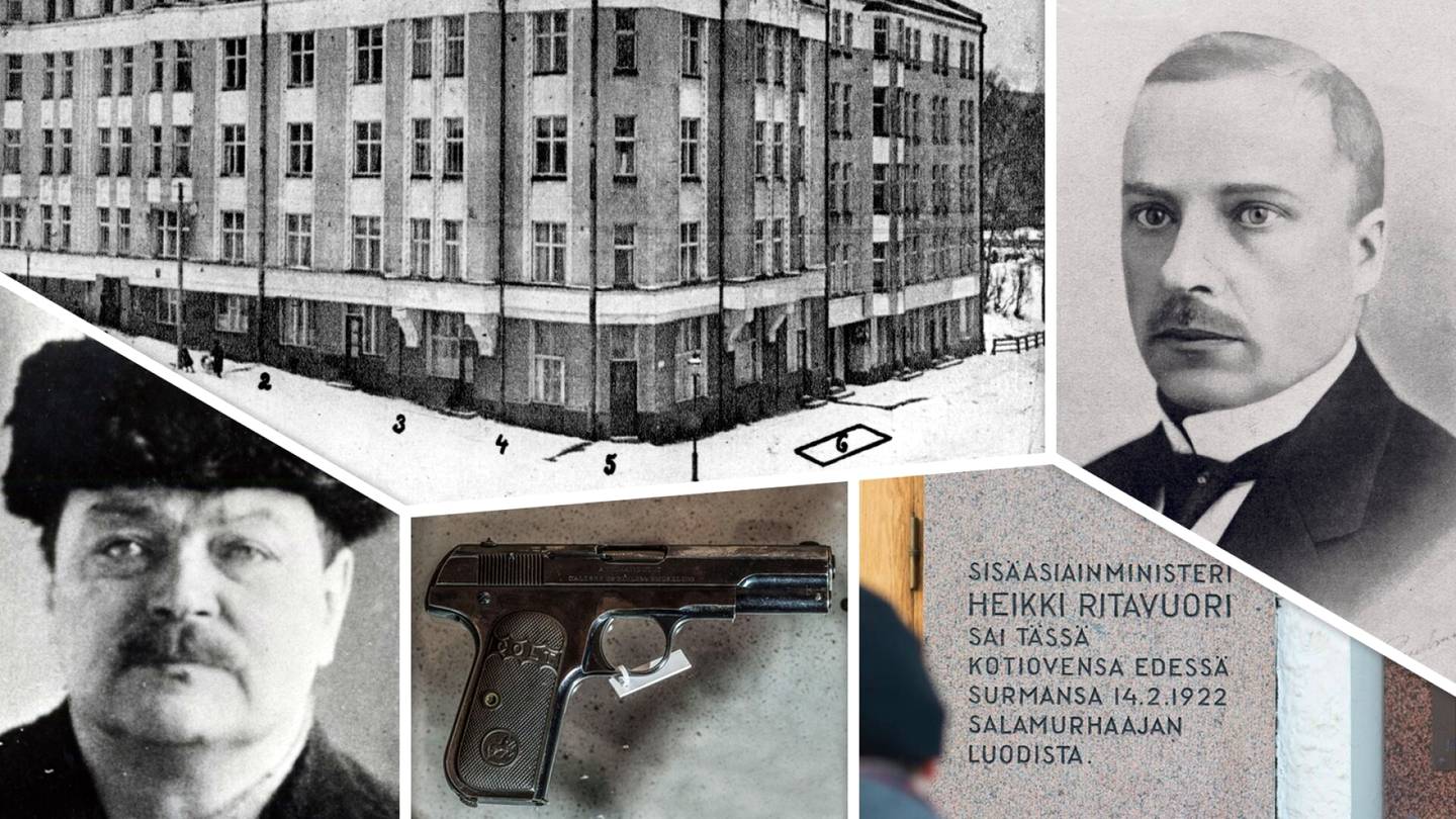 Ministeri Ritavuori murhattiin 100 vuotta sitten Töölössä – vuosien jälkeen murhaaja tunnusti hyytävän sala­liiton, jota poliisi ei koskaan selvittänyt