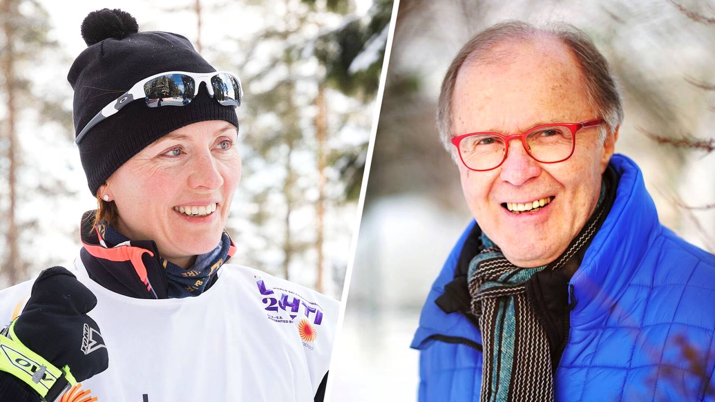 Virpi Sarasvuo yllättyi Viaplayn hiihtostudion kulisseissa – selostajalegenda Matti Kyllönen, 72, puuhaili odottamattomassa roolissa