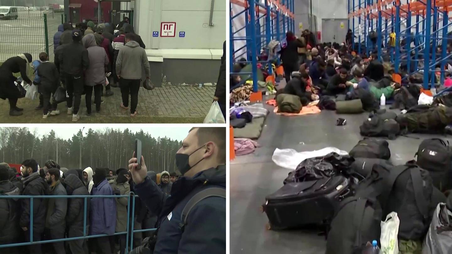 Puola: Valko-Venäjä aloitti siirtolaisten kuljetukset pois rajaleiristä