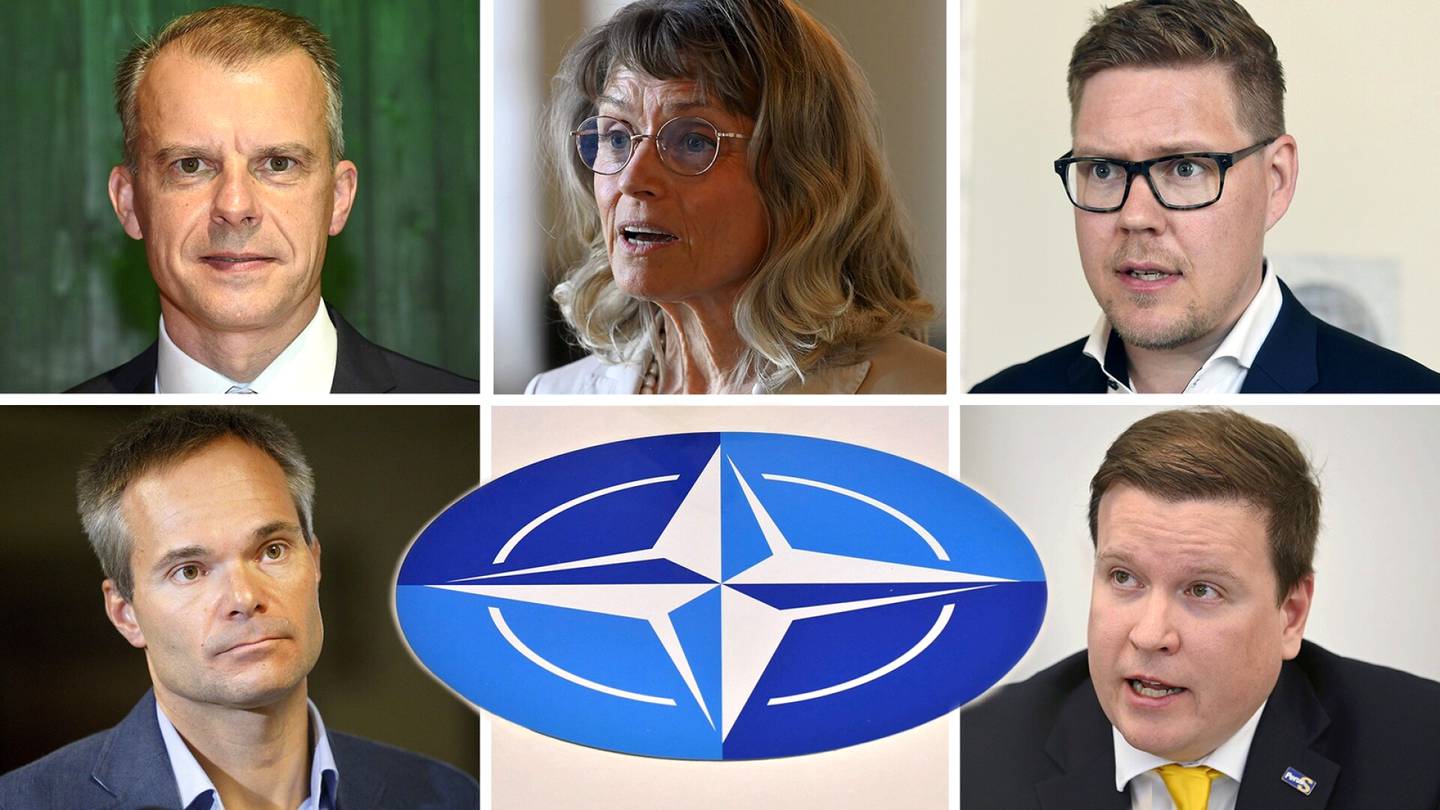 Eduskuntaryhmien puheenjohtajat täysin eri mieltä Natosta: Keskustalta ehdoton ei, KD:n Päivi Räsänen kannattaa jäsenyyden vakavaa harkintaa