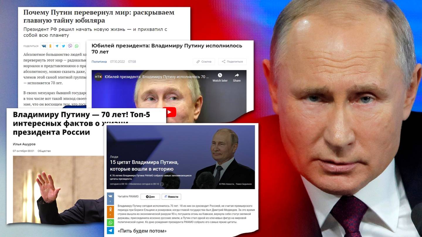 Näin Venäjän mediassa onniteltiin Vladimir Putinia – ylistyksille ei tullut loppua