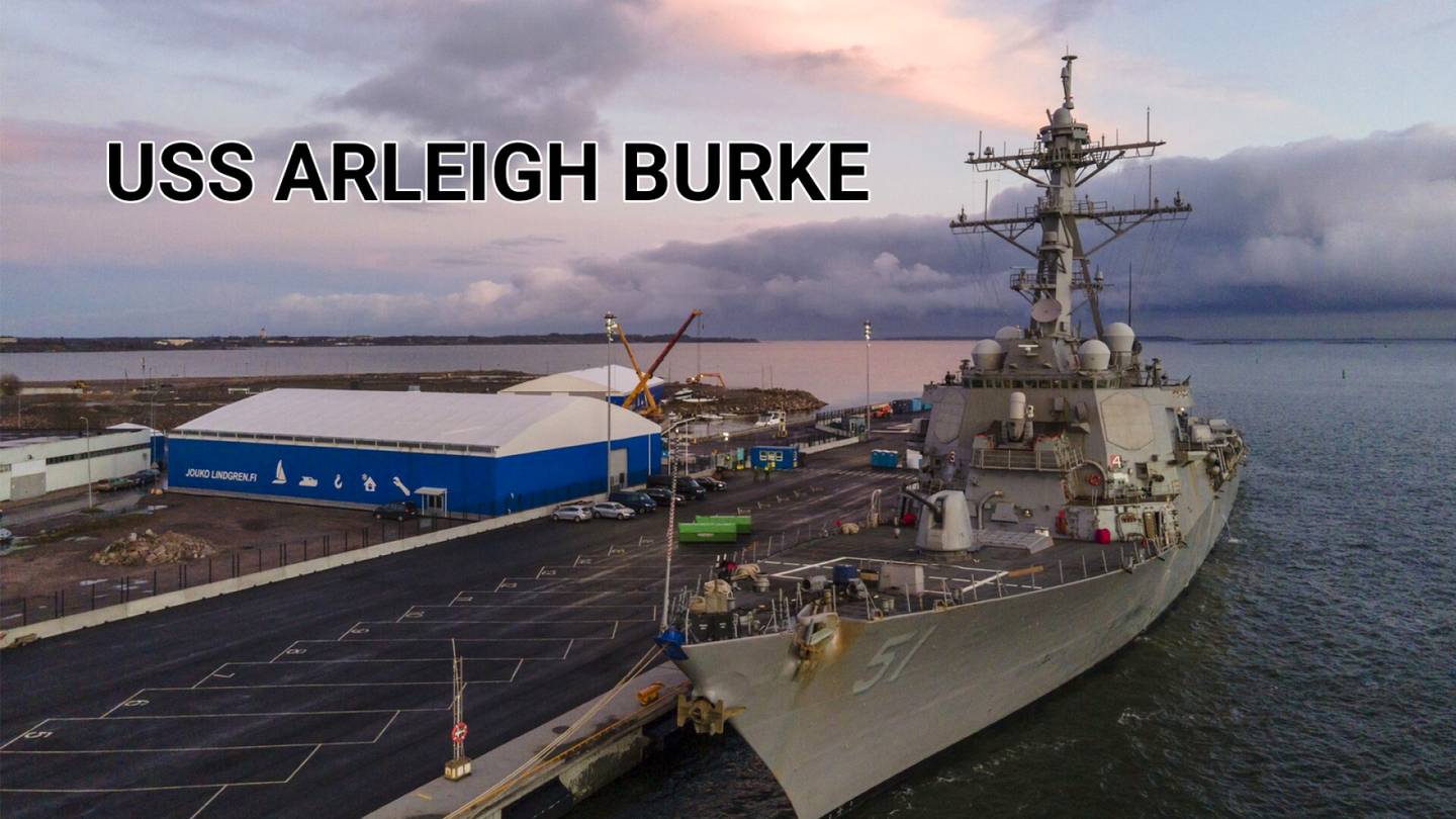 Yhdysvaltain ohjus­hävittäjä USS Arleigh Burke vieraili Suomessa – tällainen on taistelu­alus, joka on valmis lähes kaikkeen