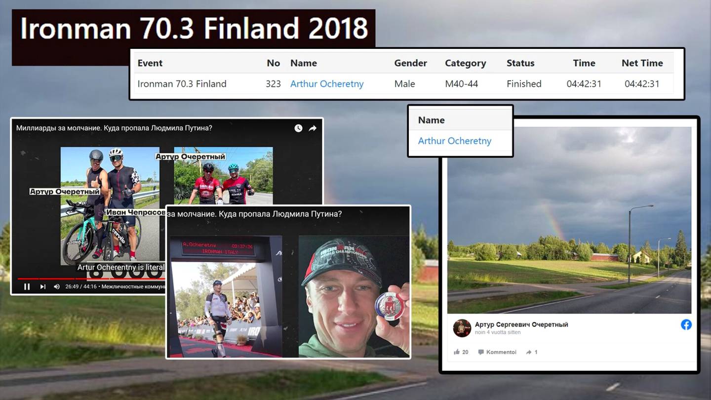 Nämä todisteet paljastavat: Ljudmila Putinan uusi aviomies hurahti triathloniin ja kilpaili Suomessa