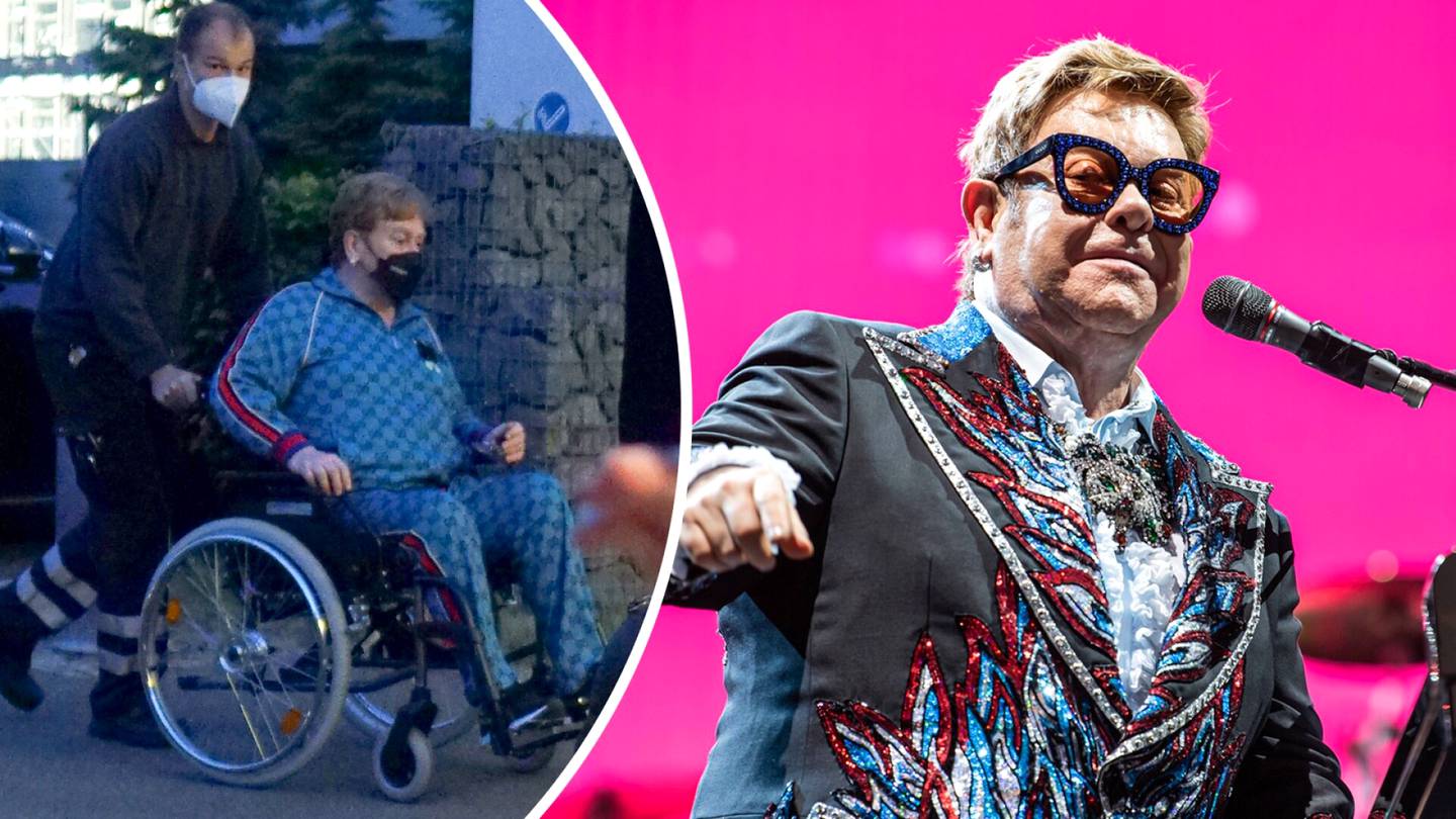 Elton Johnia työnnettiin pyörätuolissa – tähdeltä tyhjentävä selitys tilanteesta