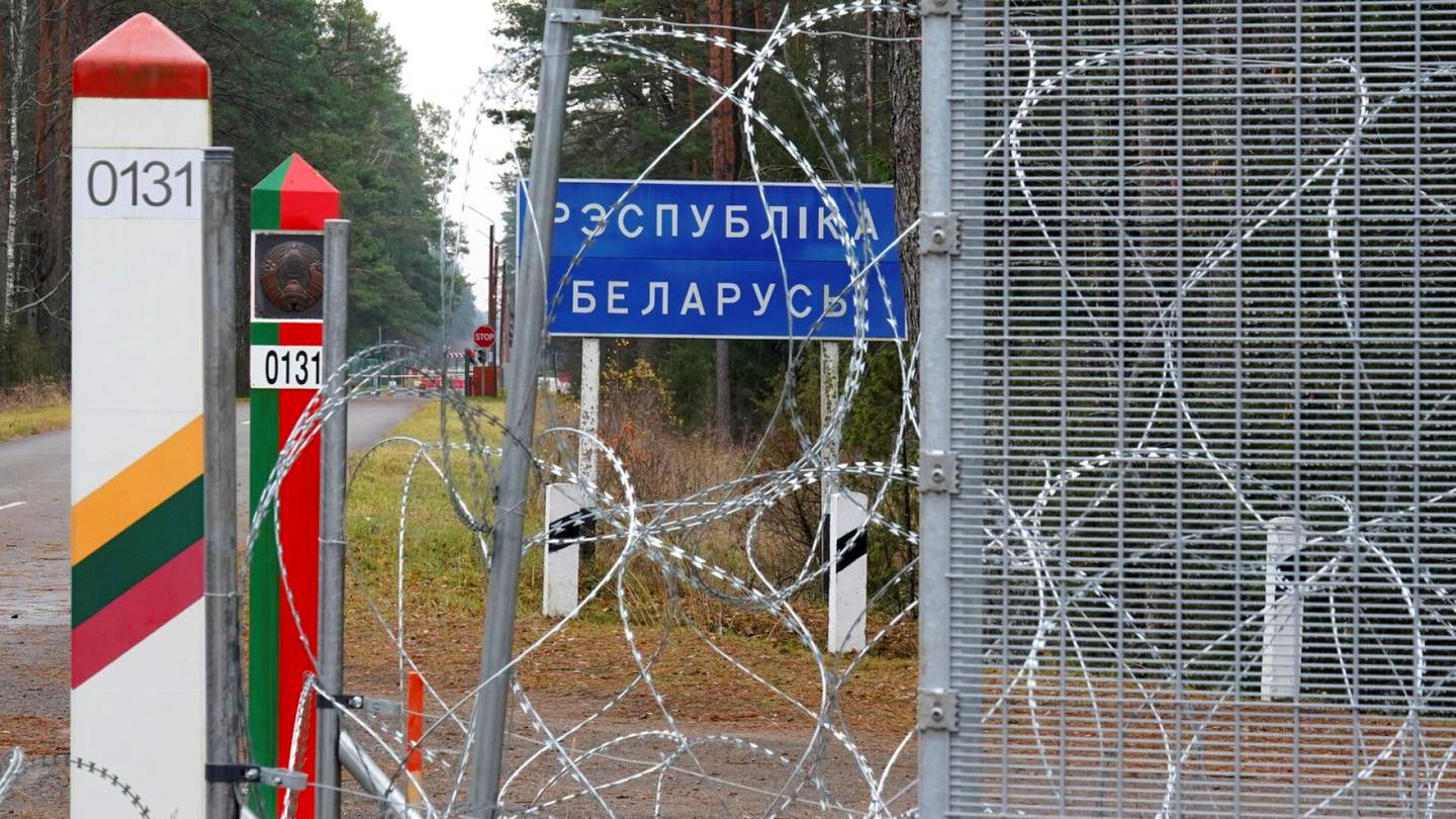 Mies halusi mennä Puolaan, päätyi Liettuan rajalle: ”Valko-Venäjän armeija pakotti tänne”
