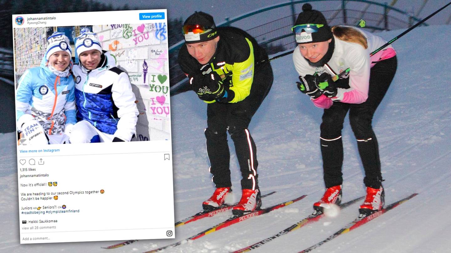 Suomen hiihtopariskunta riemuitsi ilouutisesta Instagramissa: ”Nyt se on virallista!”
