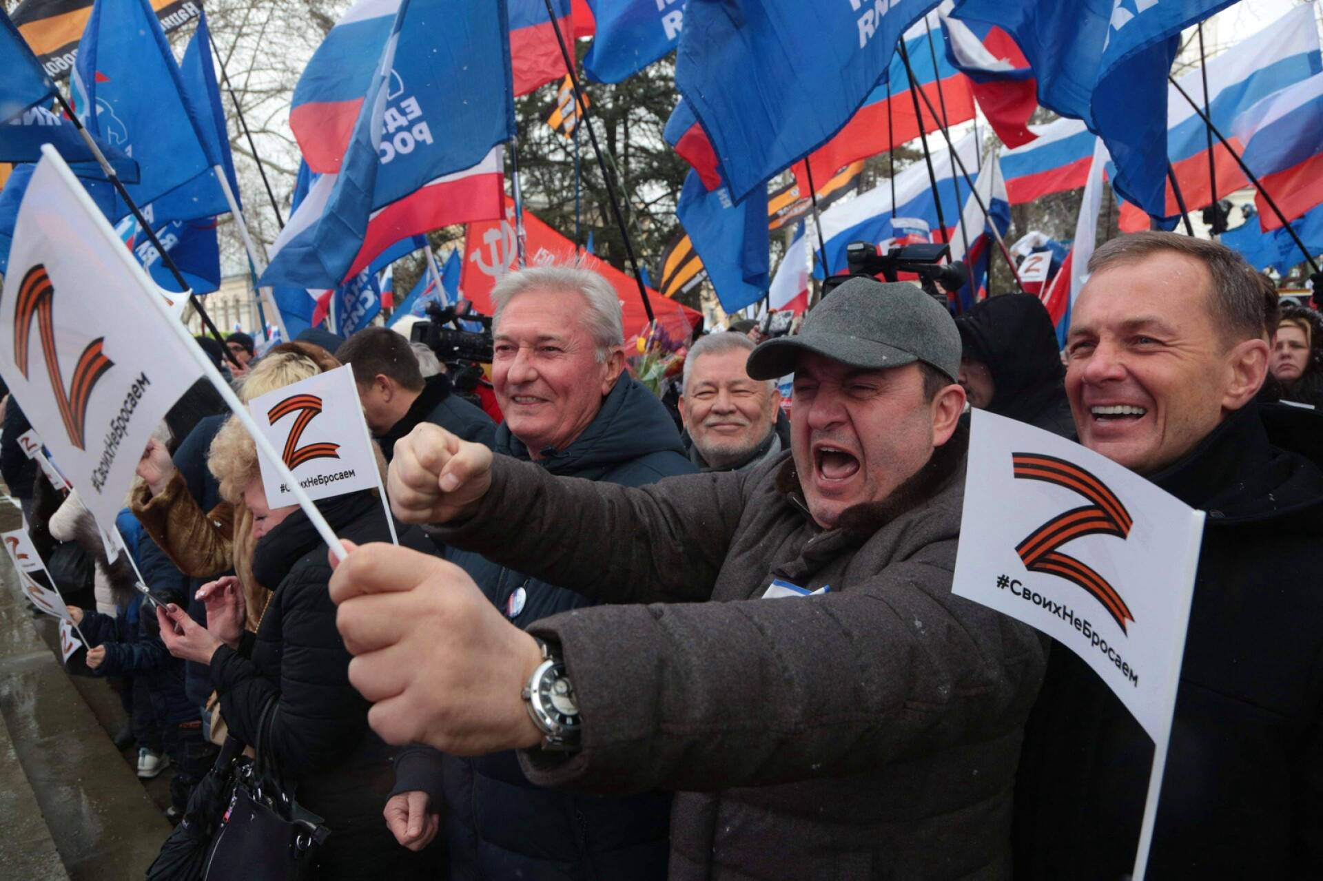 Krimin Simferopolissa vietettiin ”Krimin Venäjään liittämisen kahdeksanvuotispäivää”. 