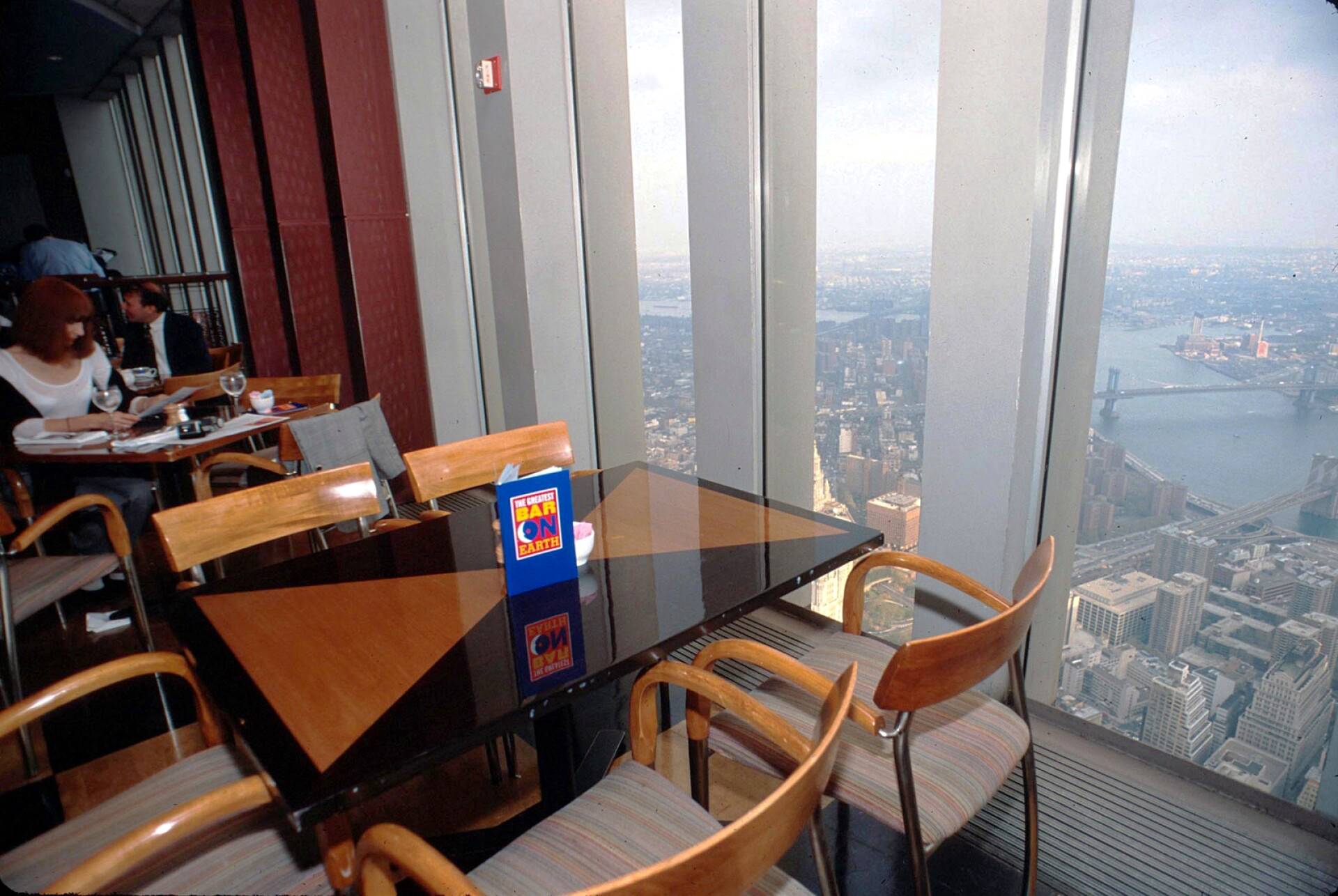Windows on the World -ravintolasta avautuivat maisemat New Yorkin ylitse.