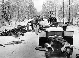 Raatteen tieltä suomalaiset saivat suunnattoman sotasaaliin.