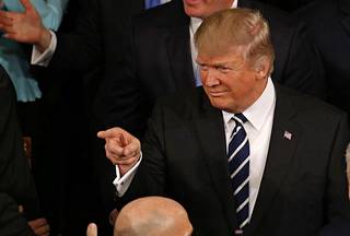 Yhdysvaltain 45. presidentti Donald Trump astui virkaansa tammikuussa.