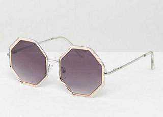 ASOS Hexagon Sunglasses 18,67 €.