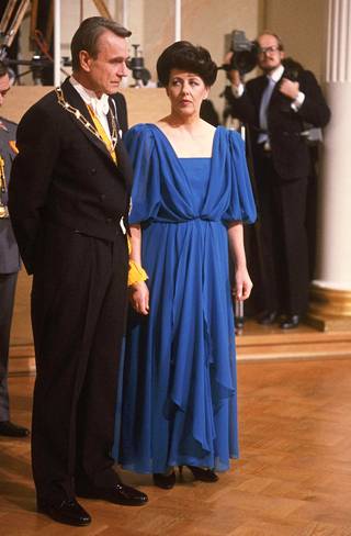 Presidentti Mauno Koivisto ja rouva Tellervo Koivisto itsenäisyyspäivänä 1983.