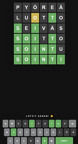 Sanuli on suomalainen versio Wordlesta, pelin takana on tamperelainen  Jaakko Husso - Esports - Ilta-Sanomat