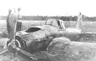 Kesällä 1944 pudotettu Sturmovik.