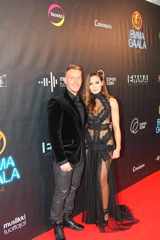 Niko ja Sofia edustivat yhdessä Emma-gaalassa vuonna 2014.
