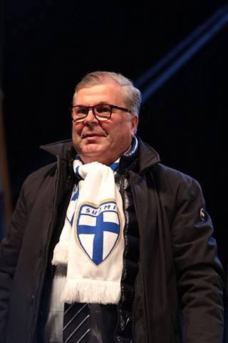 Ari Lahti toimii Palloliiton puheenjohtajana.