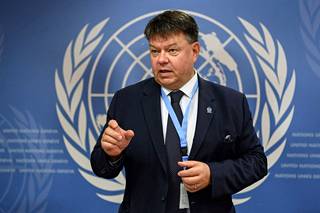 Maailman ilmatieteen järjestön pääsihteeri Petteri Taalas lokakuussa 2021. 