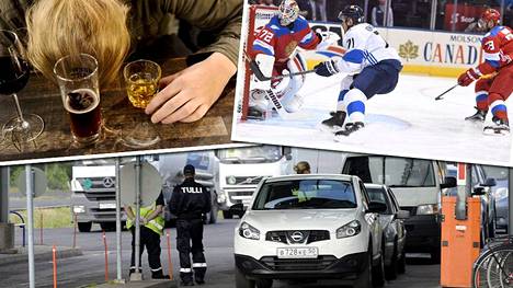 Juopottelu, jääkiekko ja tullin toiminta rikastuttavat Suomea koskevaa kaskuperinnettä Venäjällä.